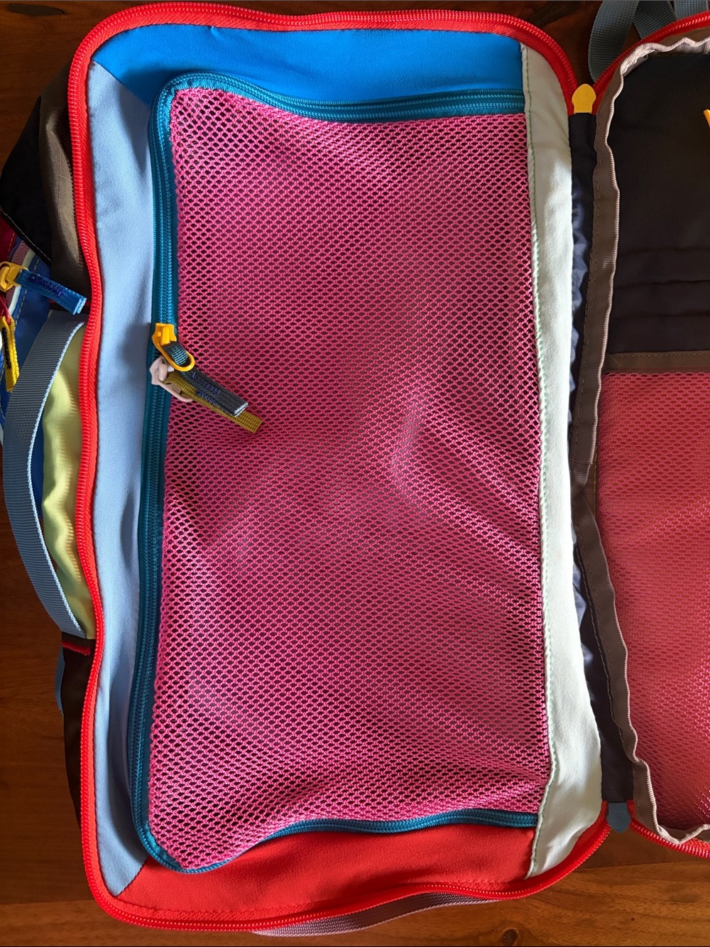 cotopaxi Colorblock Mini Backpack in Yellow, Red, Blue - Picture 5 of 10